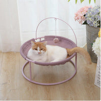HKM-5993405 Removable And Washable Cat Hammock Pet Bed – Fun Lounge Chair Design with Seasonal Mats