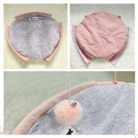 HKM-5993405 Removable And Washable Cat Hammock Pet Bed – Fun Lounge Chair Design with Seasonal Mats