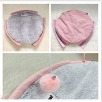 HKM-5993405 Removable And Washable Cat Hammock Pet Bed – Fun Lounge Chair Design with Seasonal Mats