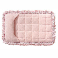 HKM-5993661 Lace Mattress for Dogs in Fall Cherry Powder & Misty Gray - Available in Multiple Sizes