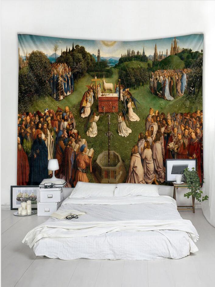 HKM-599379 Ghent Altarpiece Inspired Tapestry - Various Sizes Available
