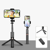 HKM-599379 Selfie Stick Tripod for iPhone - Integrated Self-Portrait Support