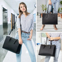 HKM-599379 Stylish 15.6 Inch Laptop Tote Bag Set with Large Capacity for Professional Use