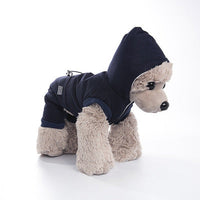 HKM-5994173 Velvet Cotton Jacket for Pets - Casual Four-Legged Coat in Pink, Light Green, and Navy Blue