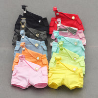 HKM-599507 Automobile Curtain Cloth Pendant Pocket Suspender Pants in Various Colors