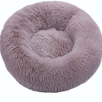 HKM-5995837 Plush Washable Round Pet Bed for Cozy Sleep - Multiple Sizes Available