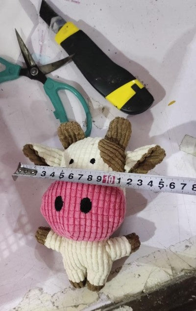 HKM-5996605 Plush Cartoon Animal Dog Toy for Chewing and Play, Bite Resistant Molar Fun