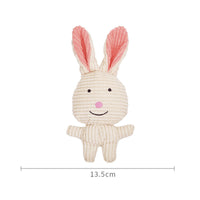 HKM-5996605 Plush Cartoon Animal Dog Toy for Chewing and Play, Bite Resistant Molar Fun