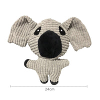 HKM-5996605 Plush Cartoon Animal Dog Toy for Chewing and Play, Bite Resistant Molar Fun