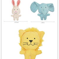HKM-5996605 Plush Cartoon Animal Dog Toy for Chewing and Play, Bite Resistant Molar Fun
