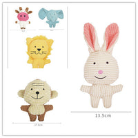 HKM-5996605 Plush Cartoon Animal Dog Toy for Chewing and Play, Bite Resistant Molar Fun
