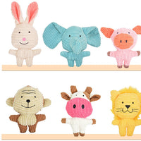 HKM-5996605 Plush Cartoon Animal Dog Toy for Chewing and Play, Bite Resistant Molar Fun