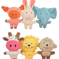 HKM-5996605 Plush Cartoon Animal Dog Toy for Chewing and Play, Bite Resistant Molar Fun
