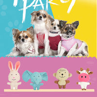 HKM-5996605 Plush Cartoon Animal Dog Toy for Chewing and Play, Bite Resistant Molar Fun