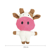 HKM-5996605 Plush Cartoon Animal Dog Toy for Chewing and Play, Bite Resistant Molar Fun