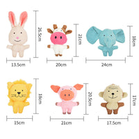 HKM-5996605 Plush Cartoon Animal Dog Toy for Chewing and Play, Bite Resistant Molar Fun