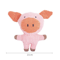 HKM-5996605 Plush Cartoon Animal Dog Toy for Chewing and Play, Bite Resistant Molar Fun
