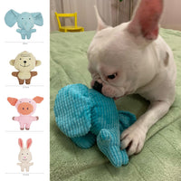 HKM-5996605 Plush Cartoon Animal Dog Toy for Chewing and Play, Bite Resistant Molar Fun