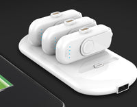 HKM-599699 Magnetic Power Bank with 5000mAh Capacity and 4 Mini Chargers for Mobile Devices