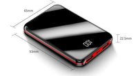 HKM-599891 Mini LCD Display Power Bank with Quick Charging - 10000mAh Capacity