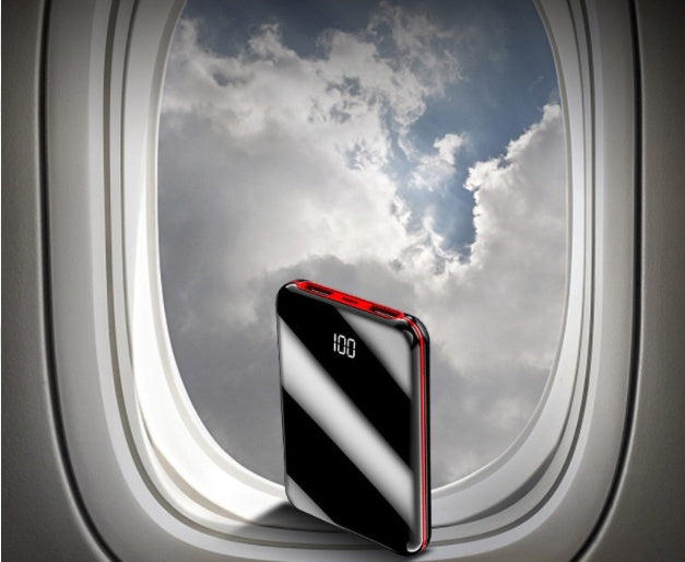 HKM-599891 Mini LCD Display Power Bank with Quick Charging - 10000mAh Capacity