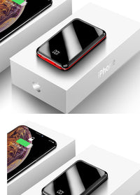 HKM-599891 Mini LCD Display Power Bank with Quick Charging - 10000mAh Capacity