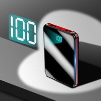 HKM-599891 Mini LCD Display Power Bank with Quick Charging - 10000mAh Capacity