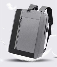 HKM-599891 Waterproof High Capacity Laptop Backpack with USB Charging Port and Reflective Strips