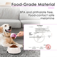 HKM-5999037 Ergonomic 1/2 Cup Food Scoop for Dogs, Cats, Birds, and Rabbits - Durable Melamine, Dishwasher Safe