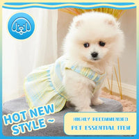 HKM-5999165 Princess Dog Dress for Small to Large Dogs - Cute Outdoor Skirt Pet Apparel