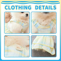 HKM-5999165 Princess Dog Dress for Small to Large Dogs - Cute Outdoor Skirt Pet Apparel