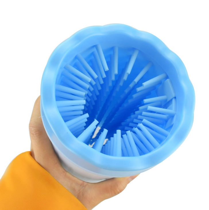HKM-5999421 Silicone Dog Paw Washer Cup with Soft Bristles - Easy to Clean and Non-Toxic Material