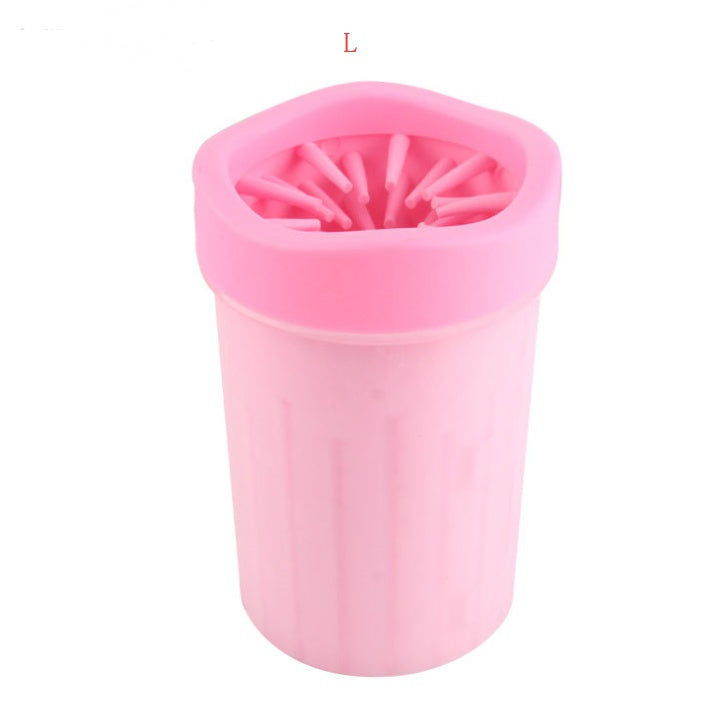 HKM-5999421 Silicone Dog Paw Washer Cup with Soft Bristles - Easy to Clean and Non-Toxic Material