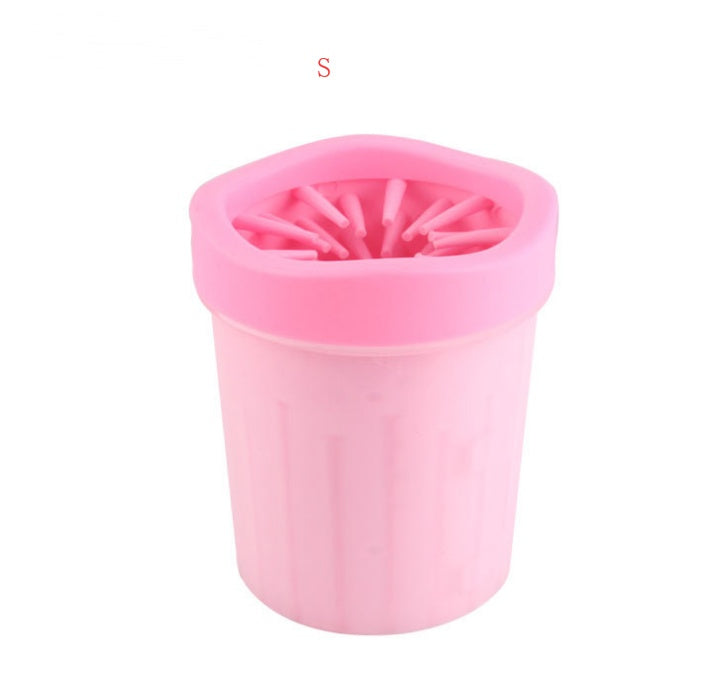 HKM-5999421 Silicone Dog Paw Washer Cup with Soft Bristles - Easy to Clean and Non-Toxic Material
