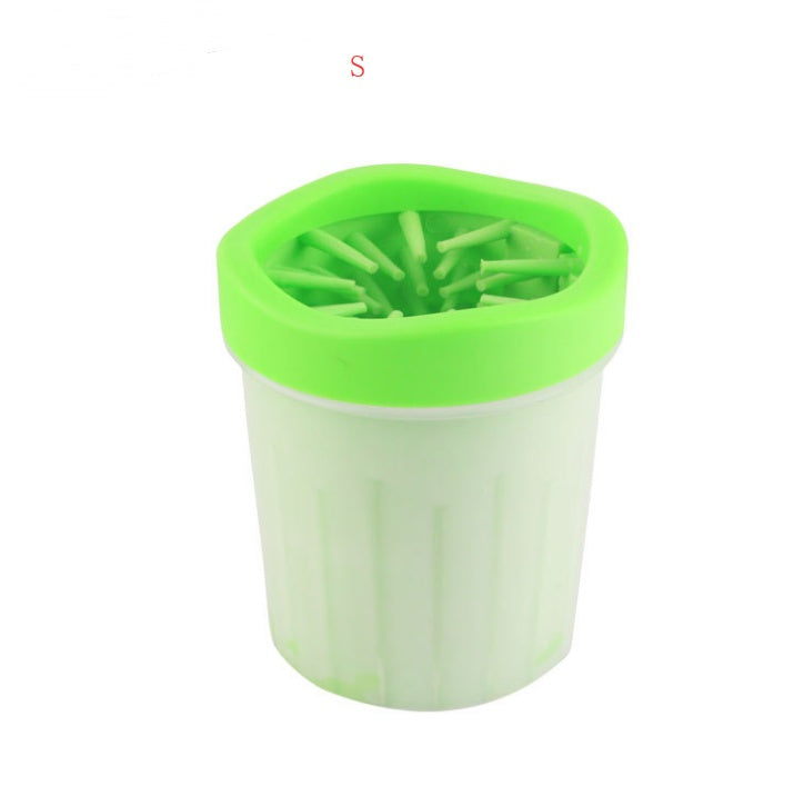 HKM-5999421 Silicone Dog Paw Washer Cup with Soft Bristles - Easy to Clean and Non-Toxic Material