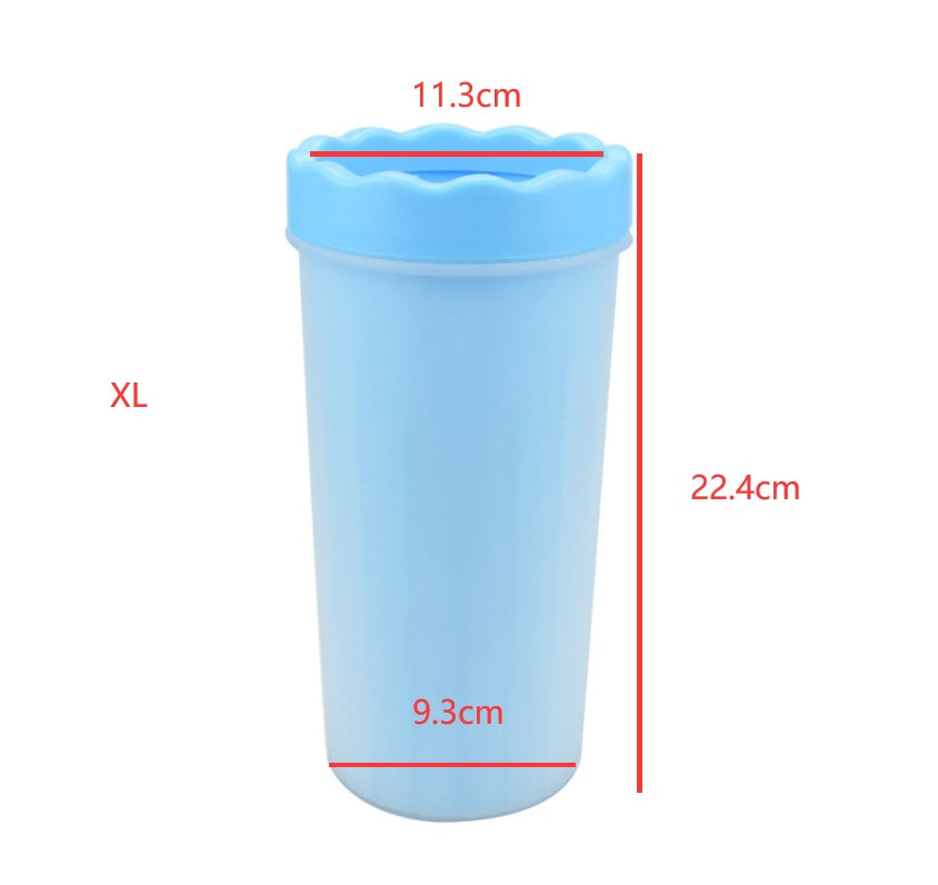 HKM-5999421 Silicone Dog Paw Washer Cup with Soft Bristles - Easy to Clean and Non-Toxic Material