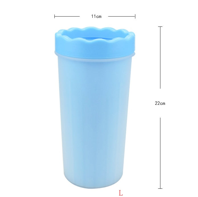 HKM-5999421 Silicone Dog Paw Washer Cup with Soft Bristles - Easy to Clean and Non-Toxic Material