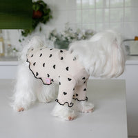 HKM-5999933 Embroidered Bear Waffle Vest for Pets in Beige, Light Coffee, and Pink