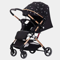 HKM-600019 Bi-Directional High Landscape Baby Stroller with Newborn Carriage and Four Wheels Travel System