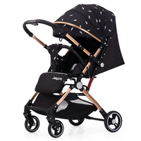 HKM-600019 Bi-Directional High Landscape Baby Stroller with Newborn Carriage and Four Wheels Travel System