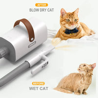 HKM-600083 4-in-1 Low Noise Pet Grooming Kit with Vacuum and Hair Clipper for Dogs and Cats