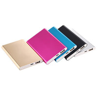 HKM-600211 Ultra-Thin 4500mAh Polymer Lithium Ion Power Bank - Alloy Shell, Multiple Colors