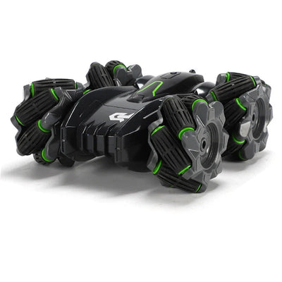 HKM-600275 Double-Sided RC Drift Stunt Car with Rotating Lights for Off-Road Climbing Fun