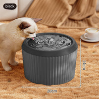 HKM-6003389 Large Capacity Automatic Constant Temperature Water Fountain for Dogs and Cats - USB Plug-In, Multiple Colors Available