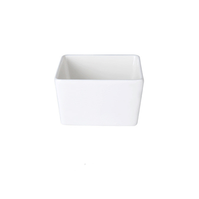 HKM-6003517 Ceramic Pet Rice Bowl with Bamboo Stand for Cats and Dogs - 300ml Capacity