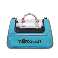 HKM-6003773 Portable Transparent Pet Carrier Bag - Large Capacity, Foldable Oxford Cloth in Various Colors