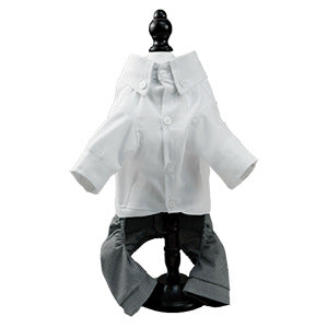 HKM-6003901 Cozy Cotton Vest and Trousers Suit for Four-Legged Friends, Sizes XS to 2XL