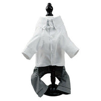 HKM-6003901 Cozy Cotton Vest and Trousers Suit for Four-Legged Friends, Sizes XS to 2XL