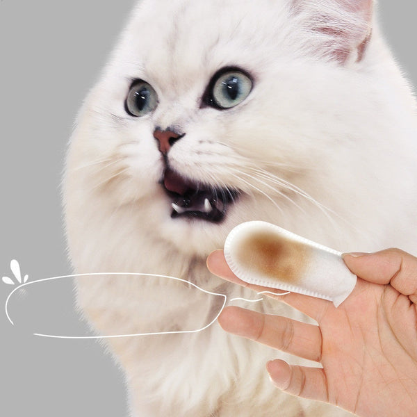 HKM-6005181 Pet Oral and Dental Cleaning Wipes for Cats and Dogs - 50 Count Fresh Breath and Gum Care
