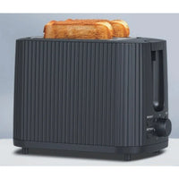 HKM-600723 Modern 2-Slice Wide Slot Toaster for Efficient Breakfast Preparation in Black